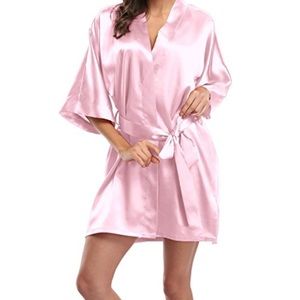 pink robe